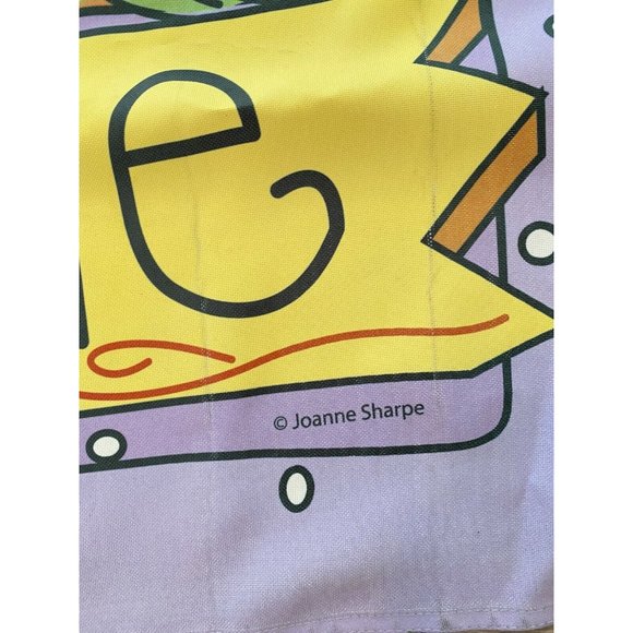 Large Christmas House Flag Welcome Birdhouse Blue Bird Pine Red Berries 28x39" - Picture 3 of 4